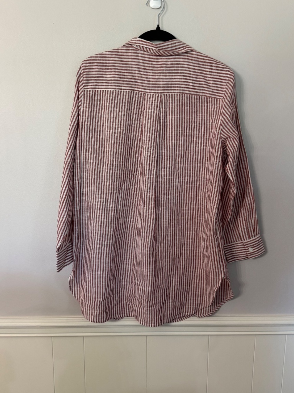 Tommy Bahama Women’s Shoreline Boyfriend Striped Shirt Swim Cover-Up GUC - Picture 6 of 6